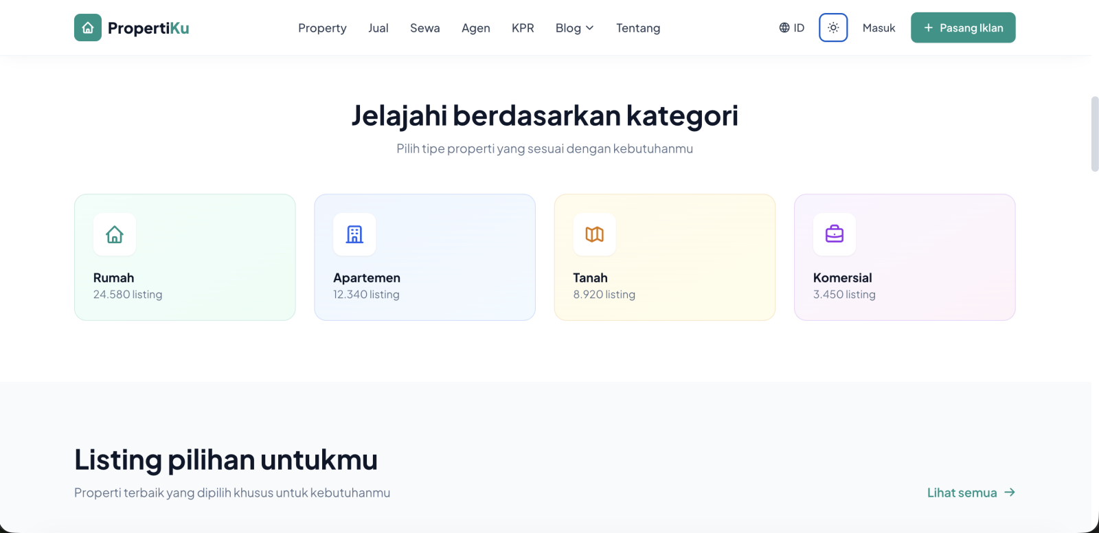 PropertiKu Complete Property Marketplace Template HTML